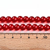 Baking Paint Transparent Glass Beads Strands DGLA-N006-8mm-10-4