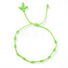 Bohemian Knotted Braided Nylon Cord Bracelets UQ5107-5-1