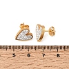 304 Stainless Steel Stud Earrings SA-CBAF6AD-28G-5