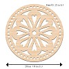 Basswood Basket Bottoms WOOD-WH0111-018-1