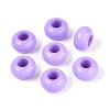 Opaque Acrylic European Large Hole Beads SACR-N019-03F-1