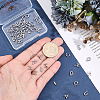52Pcs 26 Styles 304 Stainless Steel Charms STAS-BBC0010-10-3