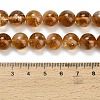 Heated Natural Citrine Beads Strands G-L642-B17-10mm-5
