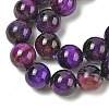 Grade AB Natural Tiger Eye Beads Strands G-B133-A02-6MM-04-5