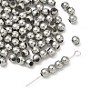 Tarnish Resistant Round 316 Surgical Stainless Steel Spacer Beads X-STAS-N032-02-4mm-1