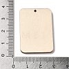 Color Printing Wood Pendants WOOD-S062-02G-3