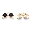 Eco-Friendly Zinc Alloy  Pendants X-ENAM-R051-05-01G-NR-1