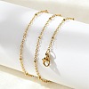 201 Stainless Steel Satellite Chain Necklace for Men Women NJEW-P268-A22-2X5-3