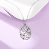 304 Stainless Steel Pendant Cable Chain Necklaces for Men Women NJEW-K308-03C-P-2