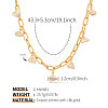 Triangle Resin Tassel Brass Paperclip Chain Necklaces for Women WG30535-01-2