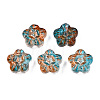 Transparent Spray Painted Glass Beads GLAA-N035-029-G01-1