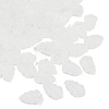 Frosted Transparent Acrylic Beads OACR-P029-04B-01-2