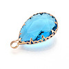 Transparent Glass Pendants KK-N283-02C-G-2