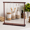 2Pcs Wood Necklace Organizer Display Stands NDIS-WH0016-15B-01-5