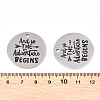 Non-Tarnish 201 Stainless Steel Pendants STAS-T064-38P-11-3