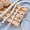 4 Strands 4 Style Natural Howlite Beads Strands G-TA0001-34-4