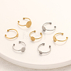 DIY Blank Adjustable 304 Stainless Steel Finger Rings Making Kits DIY-AN0001-22-4