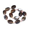 Natural Banded Agate/Striped Agate Beads Strands G-L544-010A-3
