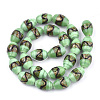Handmade Gold Sand Lampwork Beads X1-LAMP-T006-01G-2
