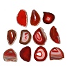 Natural Druzy Agate Slice Cabochons G-F826-E07-1
