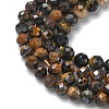 Natural Tiger Eye Beads Strands G-L651-C14-4mm-4