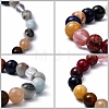 Assorted Stone Beads Bracelets X-BJEW-Q300-3