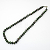 Fashionable Gemstone Beaded Necklaces NJEW-R211-11-1