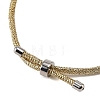 Adjustable Round Polyester Braided Cord Bracelet Making FIND-G117-01P-01-2