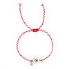 Mother's Day Glass Seed Bead Charm Bracelets SK3516-17-1