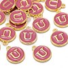 Golden Plated Alloy Enamel Charms LS-ENAM-S118-08U-4