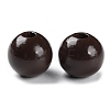 Spray Painted Natural Wood Beads WOOD-R272-02C-2