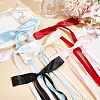 Polyester Ribbon Bowknot Alligator Hair Clips AJEW-CP0008-40B-4