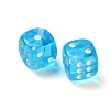Spray Printed Transparent Acrylic Beads AC-CBA40CF-01H-2