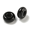 Natural Black Stone Beads X-G-Q173-03A-16-2