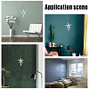 Glass Pendant Decoration HJEW-WH0042-30-6