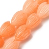Synthetic Coral Dyed Carved Beads Strands SH-CBAE713-05B-1