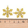 304 Stainless Steel Rhinestone Pendants RB-CBADC81-14G-01-3
