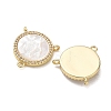 Brass Micro Pave Clear Cubic Zirconia Chandelier Component Links CU-CBA5585-03G-01-2