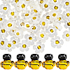 65Pcs 2 Styles Handmade Lampwork Beads LAMP-PA0001-09-1