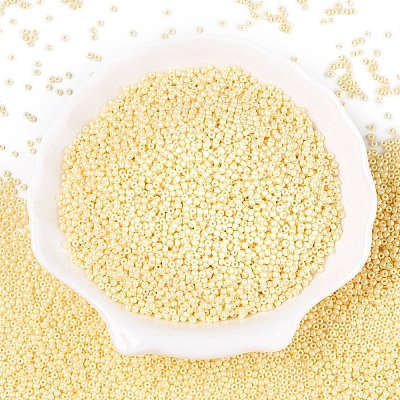 11/0 Grade A Baking Paint Glass Seed Beads X-SEED-N001-A-1034-1