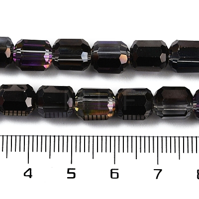 Electroplate Glass Beads Strands GLAA-G112-07D-1