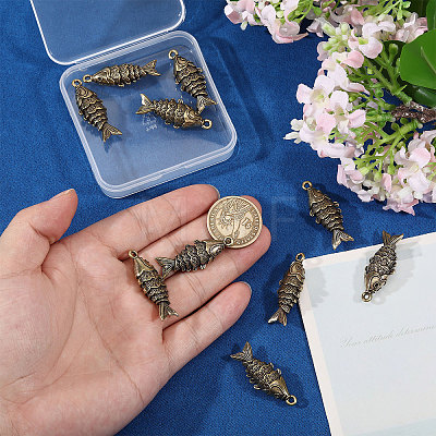 10Pcs Tibetan Styles Alloy Pendants FIND-BC0019-82B-1