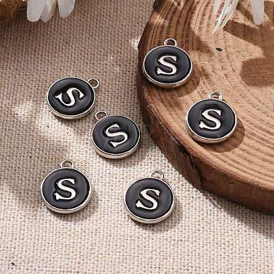 Platinum Plated Alloy Charms ENAM-S118-02S-P-1