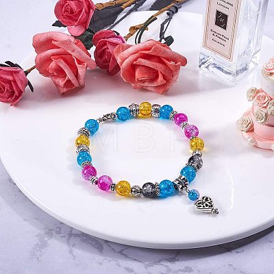 Tibetan Silver Alloy Beads PALLOY-PH0005-24-WH-1