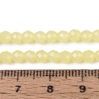 Imitation Jade Glass Beads Strands GLAA-T028-4mm-11H-1