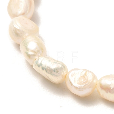 Natural Pearl Stretch Bracelets for Women Girl BJEW-JB06855-02-1