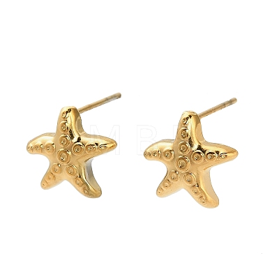 304 Stainless Steel Stud Earrings LS-EJEW-C162-02B-G-1