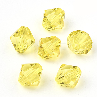 Transparent Acrylic Beads TACR-S146-8mm-09-1
