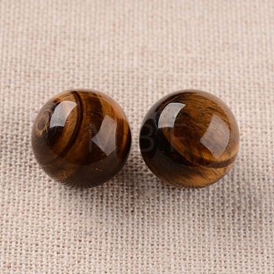 Natural Tiger Eye Round Ball Beads G-I174-16mm-14-1