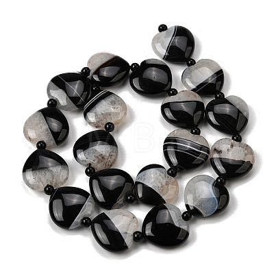 Natural Agate Beads Strands G-F820-Q01-01D-1